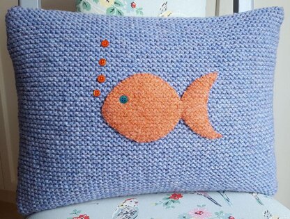 Garter Stitch Cushion