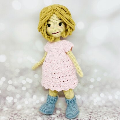 Crochet doll pattern, Amigurumi doll pattern