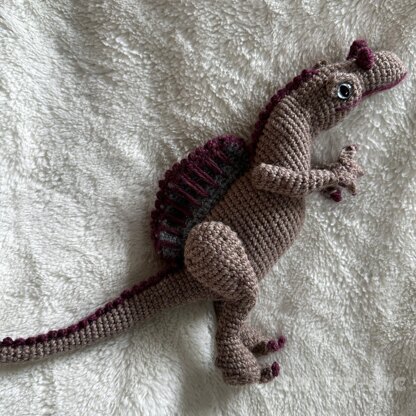 Steven the Spinosaurus Dinosaur Amigurumi