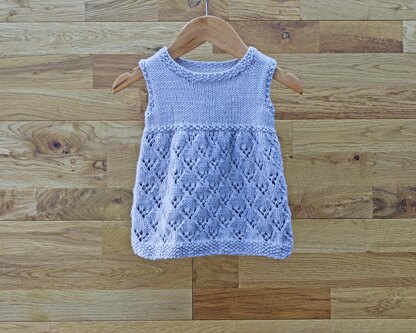 P141 Lacy Triangles Pinafore Dress