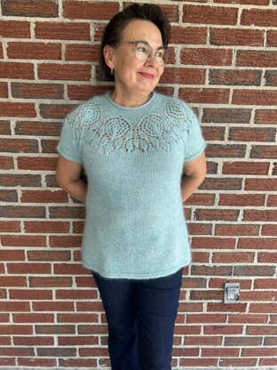Blue Hibiscus Tunic