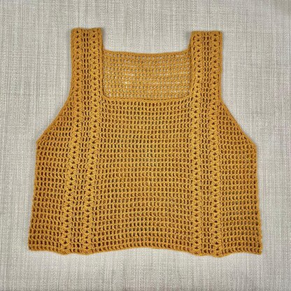 Crochet Lacy Tank Top