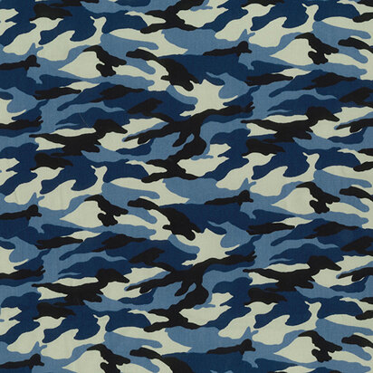 Rose & Hubble Cotton Poplin Printed - Camouflage Urban