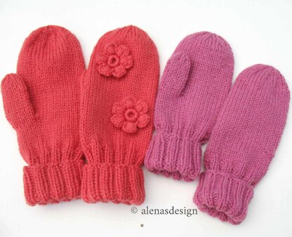 Flower Mittens