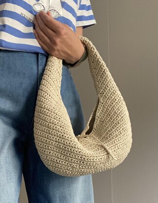 HOBO Bag Crochet pattern by isWoolish LoveCrafts