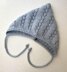 Pattern: Knitted baby pixie bonnet lace toddler hat for baby