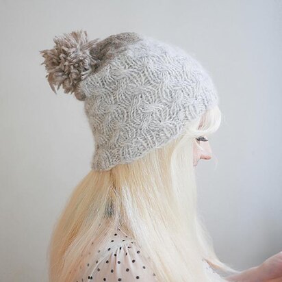 Plait Beanie - knitting pattern