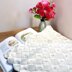 Eyelet Hearts Baby Blanket