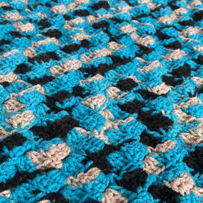 Easy Crochet Toddler Blanket Dinosaur Friends