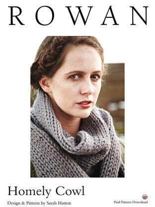 Homely Cowl in Rowan Big Wool - D168 - Downloadable PDF