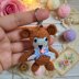 Crochet Bear Keychain Pdf + Video Tutorial