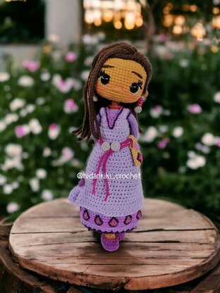 Low Sew English PDF Crochet Pattern Plush Wishing Star Squishy Instant  Download Amigurumi Doll English American Terms Wish Princess Asha (Download  Now) 