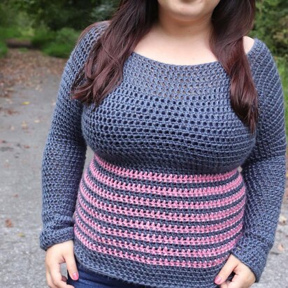 Striped Raglan Sweater
