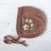 Kensi Embroidered Baby Bonnet