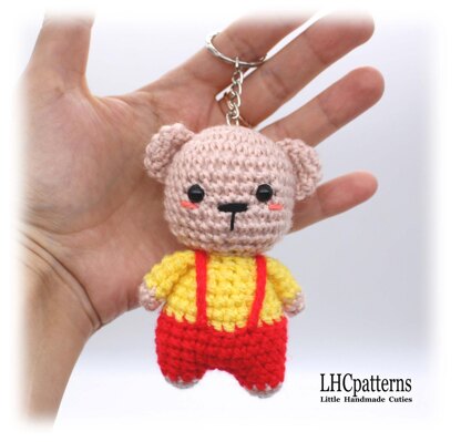 Bear Bunny Cat Keychain Charm