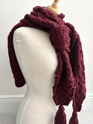 The Trellis Hooded Scarf
