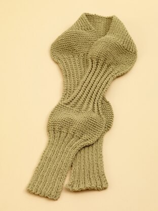 Rib Sampler Scarf in Lion Brand Wool-Ease - 70530AD