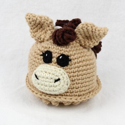 Sugar the Unicorn & Spice the Horse Scrubby Amigurumi