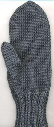 Two-Needle Adult Mitten