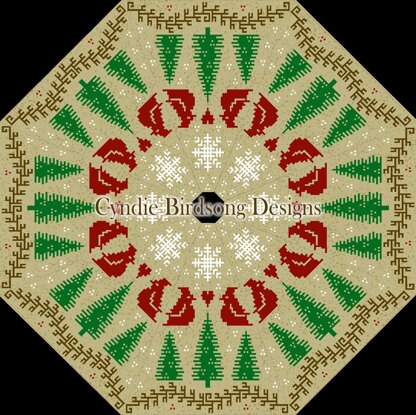 Christmas Woods Holiday Tree Skirt