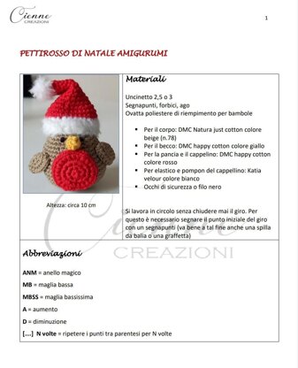 Pettirosso di Natale - christmas robin