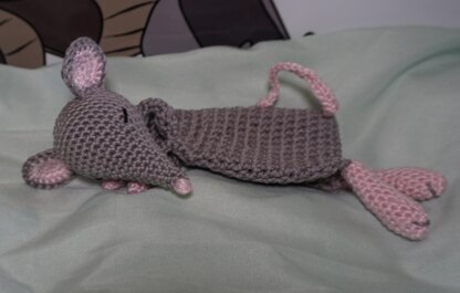 Amigurumi Häkelanleitung Schnuffeltuch Maus