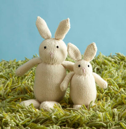 Easter Bunny Toy in Lion Brand Superwash Merino Cashmere - L0137AD