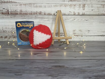 Social Media Inspired Chocolate Orange Cover Knitting Pattern