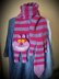 Grinning Cheshire Cat scarf