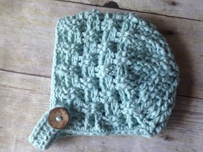 Texture Weave Baby Bonnet