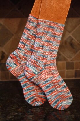 Basic Sock with a Double Gusset Heel