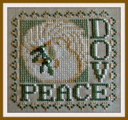  Hinzeit Peace Dove Cross Stitch Chart