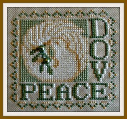 Hinzeit Peace Dove Cross Stitch Chart