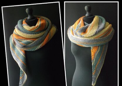 Cascade shawl no.6