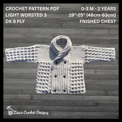 Dean Baby Waffle Cardigan