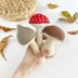 Crochet mushrooms pattern no sew Amigurumi toy Fall crochet pattern decor