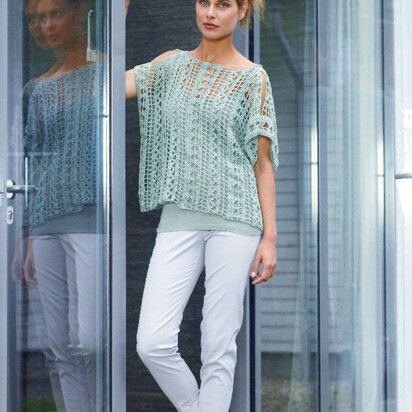 Ladies Crochet Top in Schachenmayr Catania - S8075 - Downloadable PDF