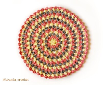 Crochet Circle Granny Doily