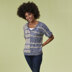 Monterey Tee - Top Knitting Pattern for Women in Tahki Yarns Tandem by Tahki Yarns