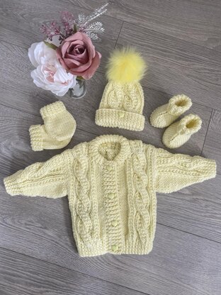 "Sylvia Parker" Aran Pattern for Baby