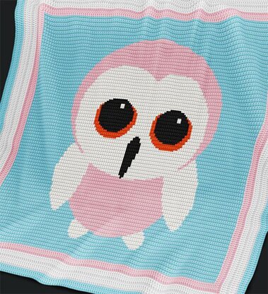 CROCHET Baby Blanket pattern - Baby Owl