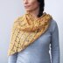 Arrow asymmetrical shawl