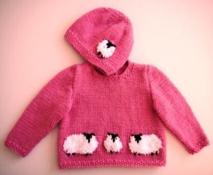 Baby Sheep Jumper and Hat