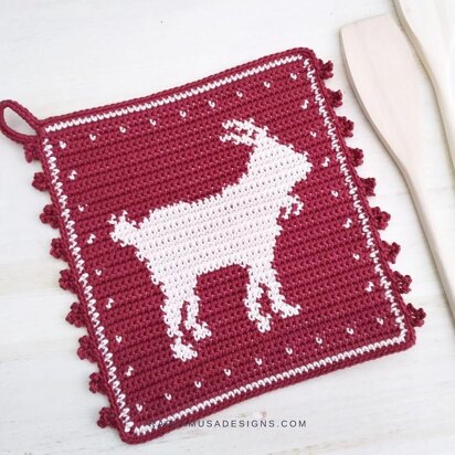 Goat Potholder