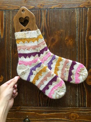 Candy Mountain Socks