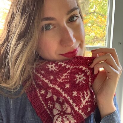 Hygge Holidays Cowl - knitting pattern