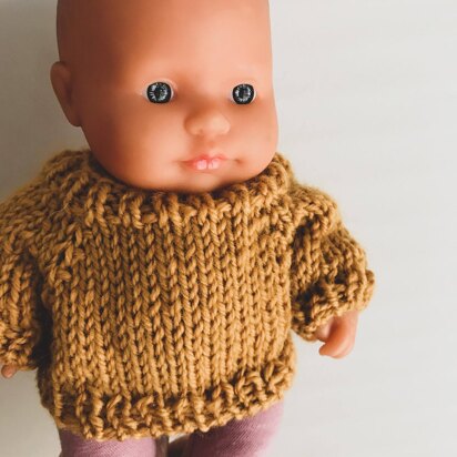 21cm Miniland Doll Sweater