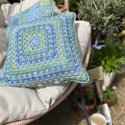Springtime Granny Cushion