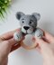 Wolf baby rattle