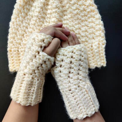 White Winter Hat